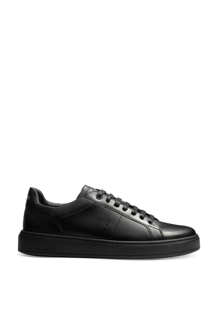 J.M Weston On Time Leather Sneakers